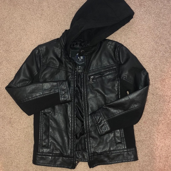 Urban Republic Boys Faux Leather Jacket